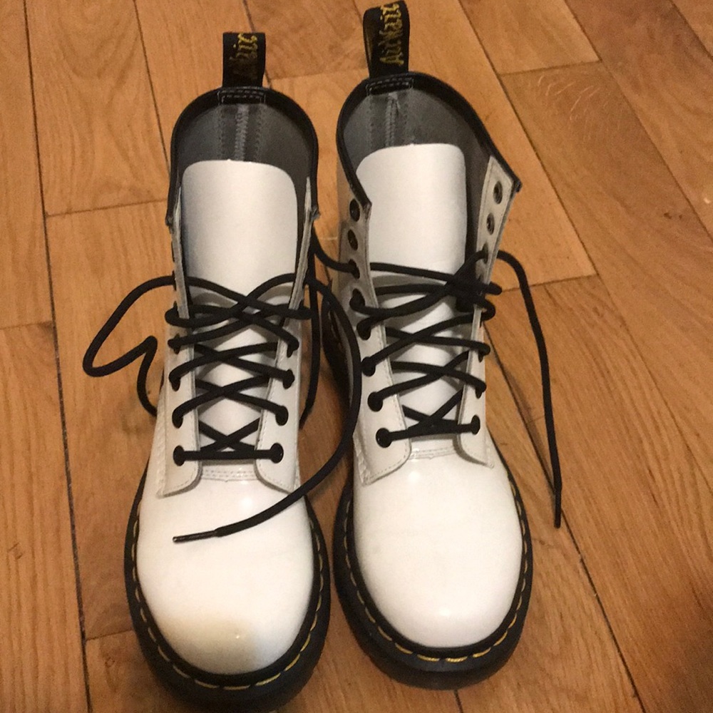 White Doc Marten Boots